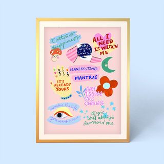 Manifesting Mantras Print