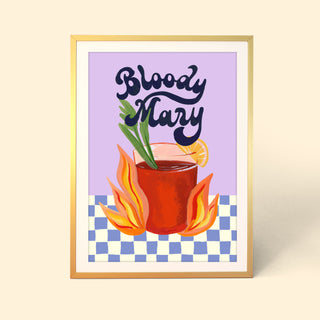 Bloody Mary Cocktail Print