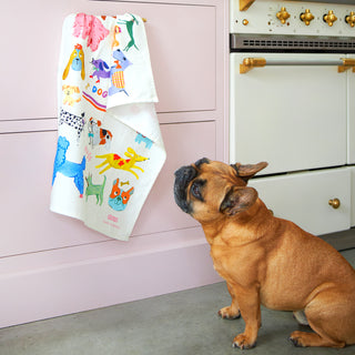 Dog Club Tea Towel