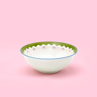 Electric Coast Pink Star Cereal Bowl - Set of 4