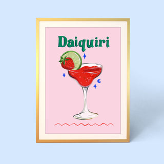 Daiquiri Cocktail Print