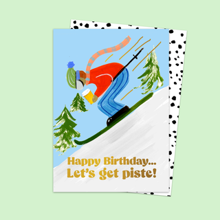 Let's Get Piste Card