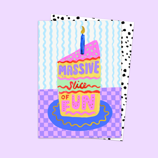 Massive Slice Of Fun Card