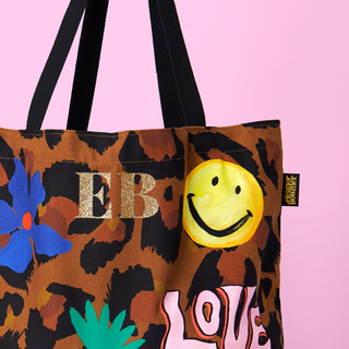 Leopard Icon Tote Bag