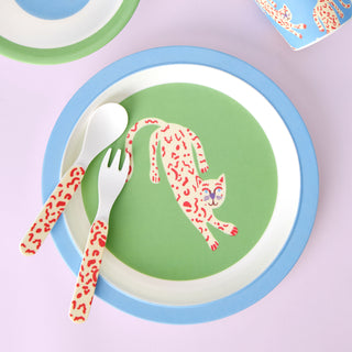 Cheetah Kids Tableware Set