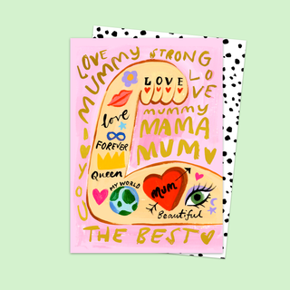 Love Mum Tattoo Card