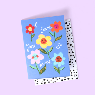 I Love You Granny Floral Card