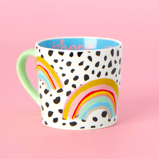 Thanks For Helping Me Grow Rainbow Mug