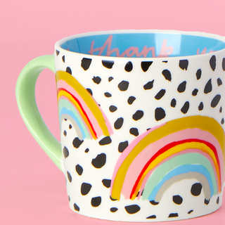 Thanks For Helping Me Grow Rainbow Mug