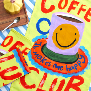 Coffee Club Tea Towel