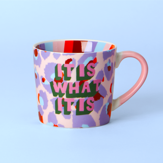 It Is What It Is Leopard Mug