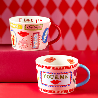 With Love You & Me Mugs - Set of 2