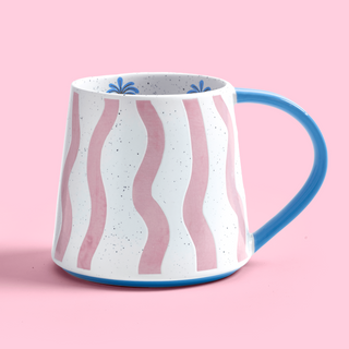 Electric Coast Pink Wave Mug