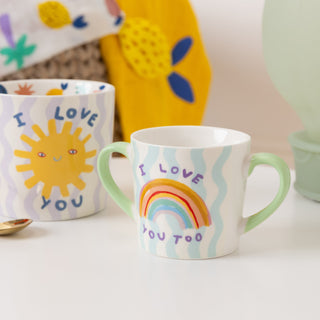 Adult & Infant Mug Set