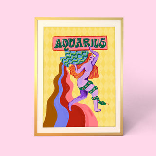 Aquarius Zodiac Print