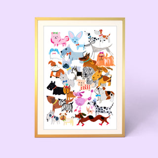 Dog Breeds Print