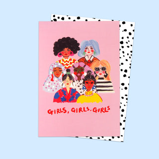 Girls, Girls, Girls Card