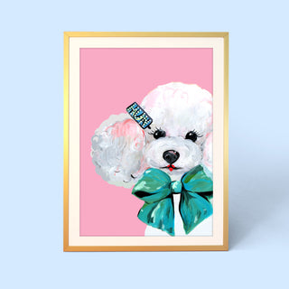 Hun Poodle Print