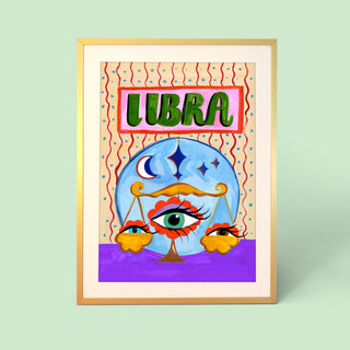 Libra Zodiac Print