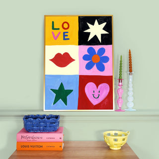 LOVE Icons Print