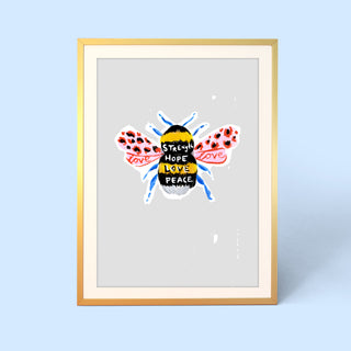 Manchester Bee Print