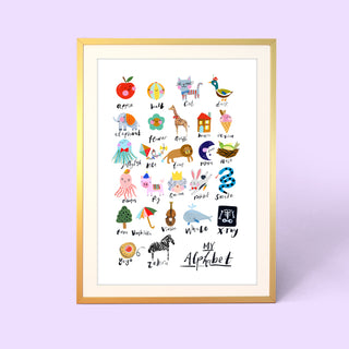 My Animal Alphabet Print