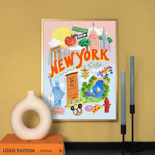 Hello New York City Print