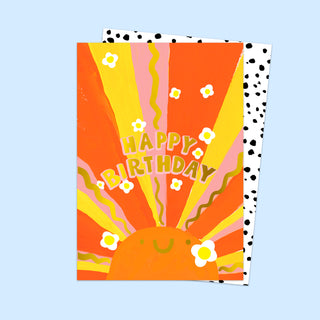 Happy Birthday Sunrise Card