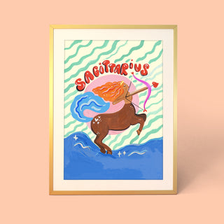 Sagittarius Zodiac Print