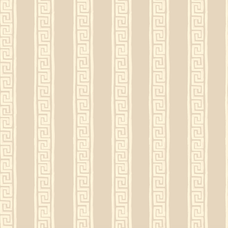 Roman Stripe Cream Wallpaper Sample