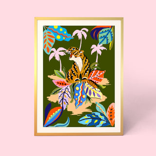 Tropical Tiger Print